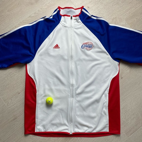 Los Angeles Clippers Adidas Activewear NBA Zip Up Sweater - Picture 2 of 14